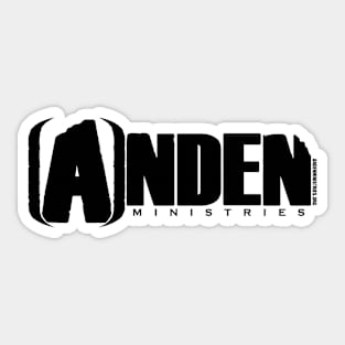 Anden Ministries logo shirt blank ink Sticker